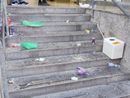 Le condizioni dell'area antistante la mutua