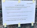 Il misterioso avviso comparso in via Filadelfia Il misterioso avviso comparso in via Filadelfia