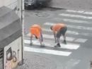 Un frame del video realizzato da un residente in via Principe Amedeo Un frame del video realizzato da un residente in via Principe Amedeo