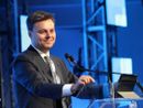 Il presidente dell’Unione Marco Gay mentre parla all’assemblea Il presidente dell’Unione Marco Gay mentre parla all’assemblea