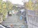 Un fortino dell'illegalità al parco Sempione