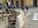 Il cantiere di via Mamiani Il cantiere di via Mamiani