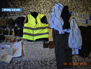 Il materiale recuperato dalla Polizia dopo l'arresto Il materiale recuperato dalla Polizia dopo l'arresto