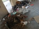 Le condizioni del lavatoio del Villaggio Snia