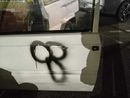 L'auto vandalizzata a Ivrea L'auto vandalizzata a Ivrea