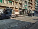 Immagine di archivio di un cantiere per il rinnovo dei binari