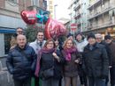 A Borgo Vittoria le aiuole si vestono d'amore per San Valentino A Borgo Vittoria le aiuole si vestono d'amore per San Valentino