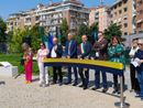 Nuovi giochi, campi da basket, calcetto e ping pong: così rinasce il giardino di via Saint Bon
