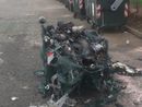 Il bidone dato alle fiamme Il bidone dato alle fiamme