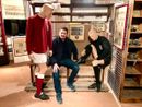 Nicola Riva, figlio dell'indimenticabile Gigi, in visita a Superga e al Museo del Grande Torino
