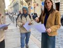 La protesta delle mamme dei detenuti di fronte a Palazzo Lascaris