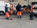 Rimozione per 7 mezzi bruciati in via Bologna Rimozione per 7 mezzi bruciati in via Bologna