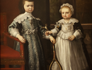 Il ritratto di Francesco Giacinto e Carlo Emanuele II di Savoia con la racchetta