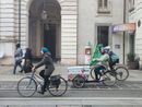 Campanelli contro Lo Russo nella manifestazione in bici Campanelli contro Lo Russo nella manifestazione in bici
