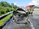 Auto prende fuoco tra Borgaro e Caselle: traffico in tilt sulla tangenziale