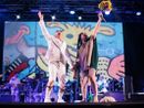 Elio e le Storie tese sul palco del Foro Festival a Carmagnola