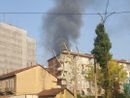 L'incendio divampato nei locali in strada della Pronda 19 L'incendio divampato nei locali in strada della Pronda 19
