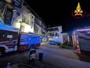 vigili del fuoco in azione