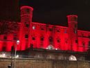 Moncalieri dice no alla pena di morte e illumina il Castello Reale Moncalieri dice no alla pena di morte e illumina il Castello Reale