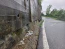 Per il cedimento di un muro chiuse la Sp 73 della Serra e la Sp 74 di Chiaverano