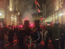 Fiaccolata pro Palestina in piazza Castello