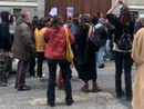 Convegno degli anti-abortisti di Federvita bloccato dalle manifestanti femministe