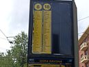Aurora, sistemato il tabellone del bus 8 verso il centro alla fermata Dora Savona di corso XI Febbraio