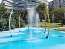 Dopo i vandali, riparati i giochi d'acqua dei giardini Madre Teresa