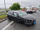 Doppio incidente sulla sopraelevata di Moncalieri: due persone ferite e traffico in tilt
