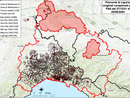 La mappa dei casi di positività riscontrati dall'Istituto Zooprofilattico del Piemonte aggiornata allo scorso 25 agosto
