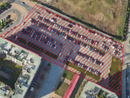 parcheggio con disegno di intervento