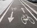 pista ciclabile a doppio senso di marcia