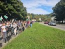 Corteo per &quot;fermare la devastazione del Meisino&quot;, contestato un gruppo di Ferrari