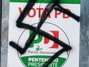 Buttigliera Alta, svastica sul manifesto del Pd: &quot;Offesa vile ed ignorante&quot;