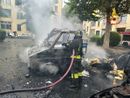 Intervento dei vigili del fuoco in via Carlo del Prete