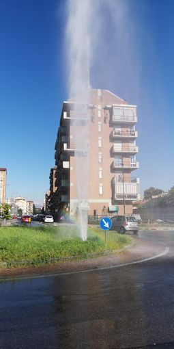 Mirafiori sud si risveglia con un "geyser" in mezzo alla strada (VIDEO) Mirafiori sud si risveglia con un "geyser" in mezzo alla strada (VIDEO)