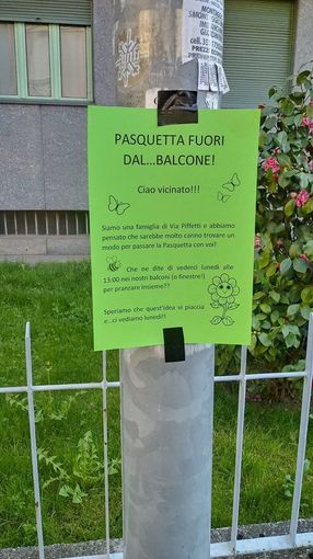 Pasquetta in casa per colpa del Covid? C'è chi si organizza per farsi compagnia dal balcone