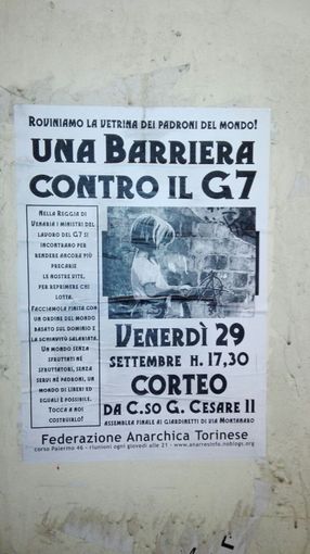 G7, seconda giornata di mobilitazioni contro il vertice a Venaria G7, seconda giornata di mobilitazioni contro il vertice a Venaria