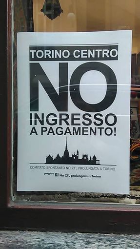 Estensione Ztl a Torino con ingresso a pagamento, commercianti sulle barricate