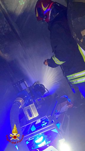 robot telecomandato dei vigili del fuoco