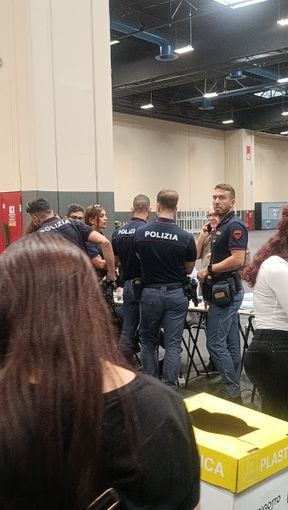 Al test è intervenuta anche la Polizia