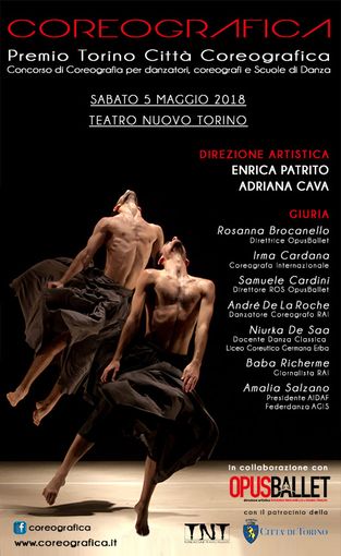 Coreografica, arriva domani il primo concorso per coreografi al Teatro Nuovo di Torino