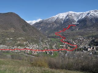 L’itinerario da Pomaretto L’itinerario da Pomaretto