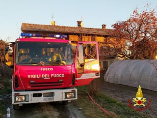 I vigili del fuoco in azione