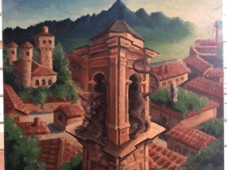 Il dipinto su Macello di Cecilia Gurrieri