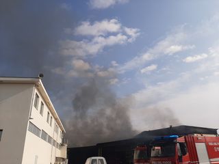 L’incendio alla Speed a None
