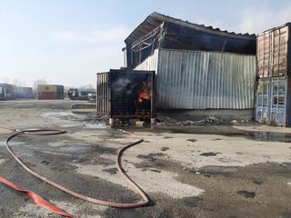 L’incendio alla Speed a None