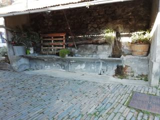 Il lavatoio del Vecchio borgo di Pomaretto prima dei lavori