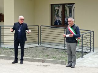 Inaugurazione panchina e nuovo municipio Roure