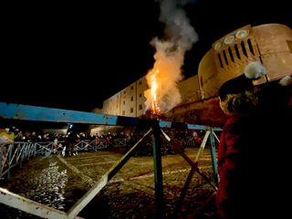 Il ‘falò della libertà’ a Saluzzo